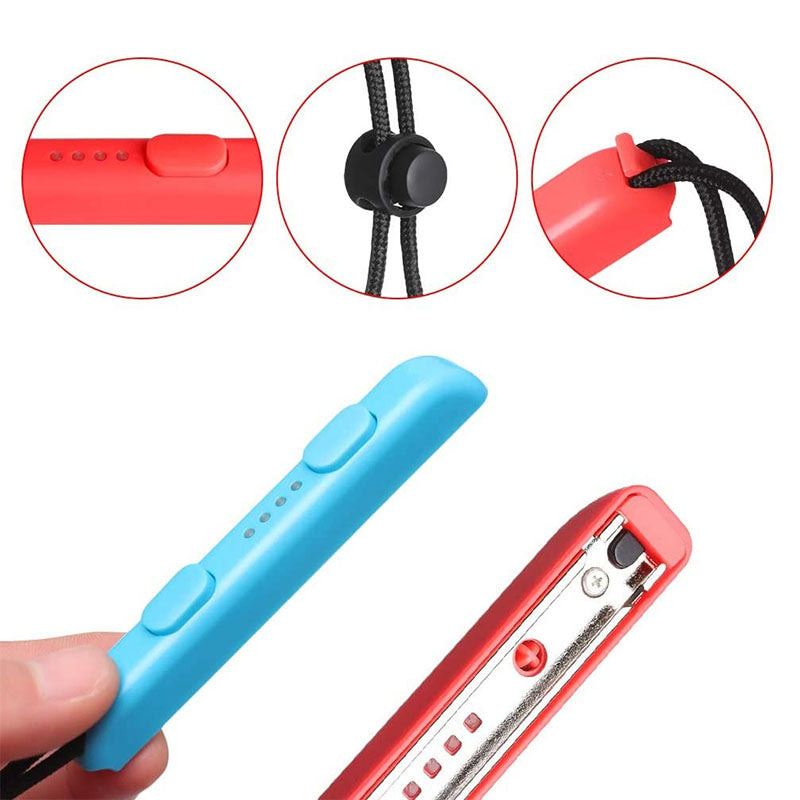 2Pcs Wrist Strap Controller Accessory for Switch OLED Joy Con-Red