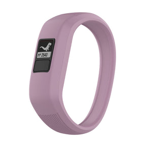 Soft Silicone Replacement Watchband for Garmin Vivofit JR Band for Kids Women Men-Purple