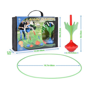 Lawn Darts Game Glow in the Dark Outdoor Backyard Toys Suitable for All Ages