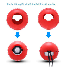 Silicone Grip Case for Poke Ball Plus Controller-Red