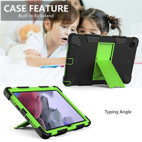 Samsung Tablet Case For Galaxy Tab A8 10.5inch 2021 (SM-X200/SM-X205/SM-X207)-BlackGreen