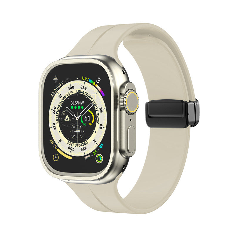 Magnetic Sports Band with Quick Release Soft Silicone for Apple Watch-10
