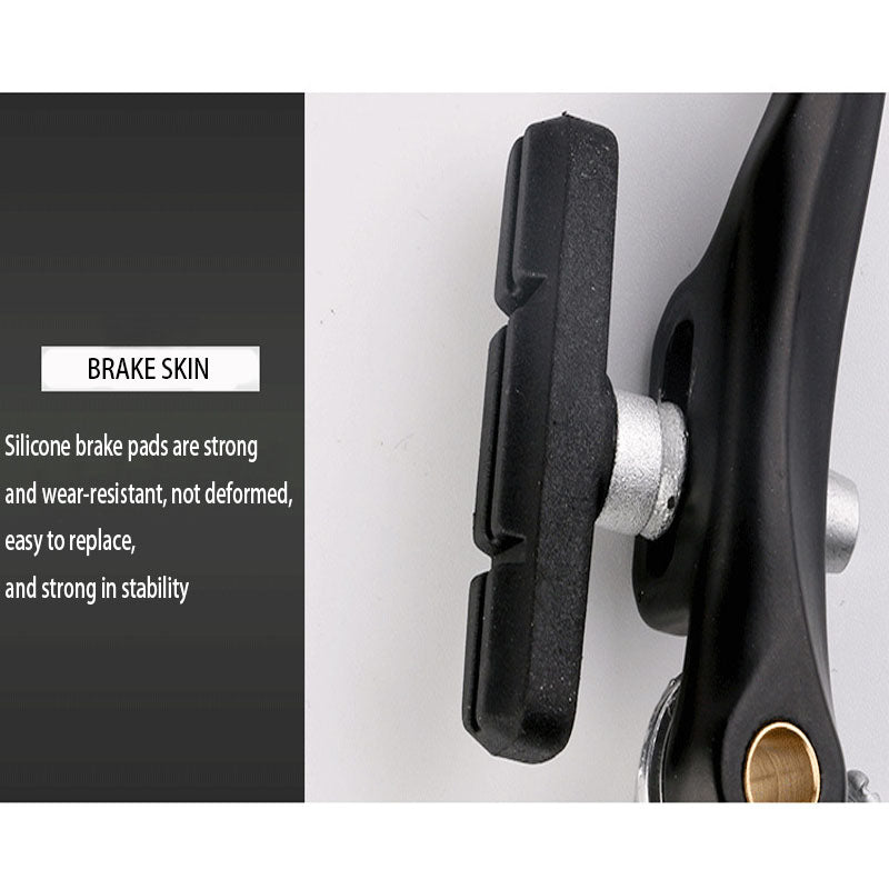 Mountain Bike V-Brake Set Replacement Fit for Most Bicycle-Black