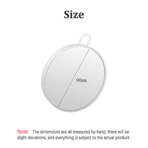 10x Magnifying Pocket Makeup Mirror-White