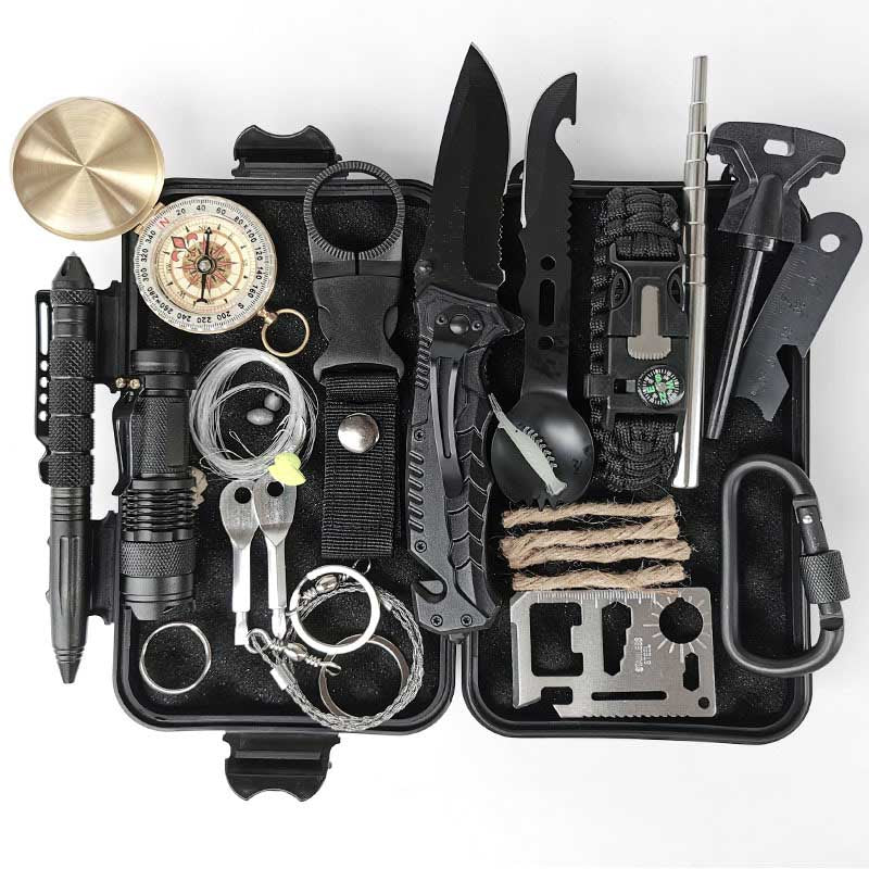 Survival Kit Gifts for Men Equipment Supplies Kits for Camping Hiking Adventures