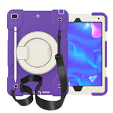 iPad Case For iPad 10.2 with 360¡ãSwivel Stand-Catharanthus Roseus