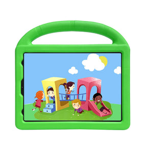 Wheel iPad Case For iPad Pro 11/Air4 10.9 inch Shockproof Stand Cover With Handle Stand-Green