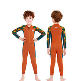 Adore 2.5mm Kids Wetsuit Thick Warmth One-piece Long-sleeved Wetsuit For Children-M150506K-Orange