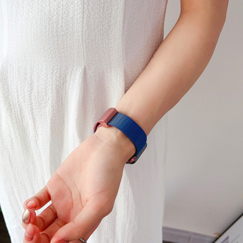 Milanese Loop Band Gradient Mesh Metal Magnetic Clasp for Apple Watch-3