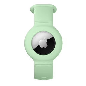 Apple Airtags Watch Strap Silicone Protective Sleeve-MintGreen