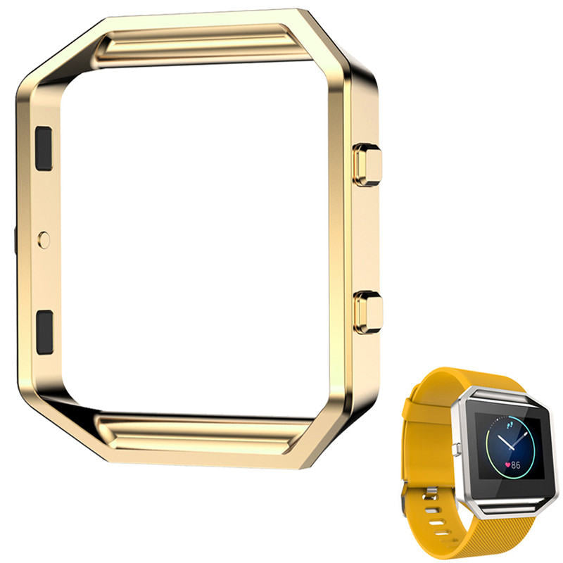 Frame Case Cover For Fitbit Blaze Smart Watch Replacement Accessories-Gold