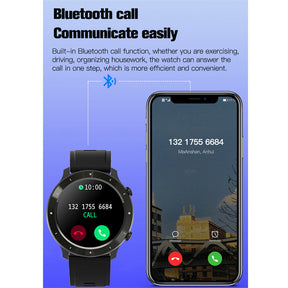 F87 Smart Watch with Bluetooth Call Music Body Energy Monitoring-Grey
