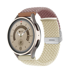 20mm Braided Watchband Fashion Color Matching for Samsung Huawei Watch-5