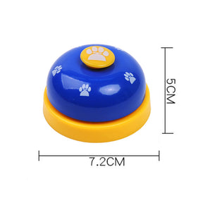 Pet Training Bells 2 Pcs Dog Bells for Potty Training and Communication Device-White+Blue