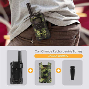 2 Pcs Walkie Talkies for Kids 3 Miles Long Range fit Adventure Game