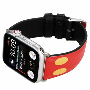 Cartoon Leather Watch Band for Apple Watch Series SE/6/5/4/3/2/1-C