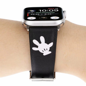 Cartoon Leather Watch Band for Apple Watch Series SE/6/5/4/3/2/1-A