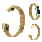 Magnetic Milanese Stainless Steel Strap  For Fitbit Alta/Alta HR Fashion Accessorie-Gold