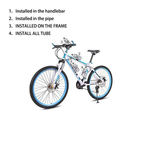 2 Pieces Light Aluminum Alloy Bicycle Outdoor Activity Bottle Cage Drilled Holes Required-Silver