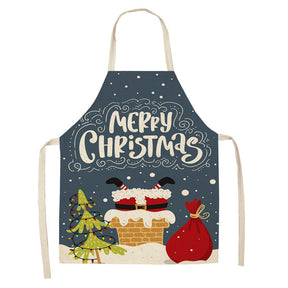 Santa Claus Dirt Resistant Apron for Cooking Gardening-A7