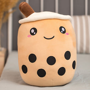 Bubble Tea Milk Tea Pillow Plush Doll Cute, Plush Toy for Kids, Adults, Boba Lover