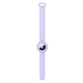 Apple Airtags Watch Strap Silicone Protective Sleeve-Lilac