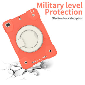 iPad Case For iPad 9.7/Air 2 with 360¡ãSwivel Stand-Coral Orange