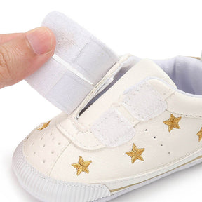 Baby Boys Girls Shoes Non-slip Velcro Sneakers Toddler First Walkers Shoes-StarGold