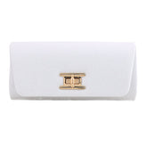 Elegant Fashion Clutch Purses Magnetic Square Bag for Womens-Silver