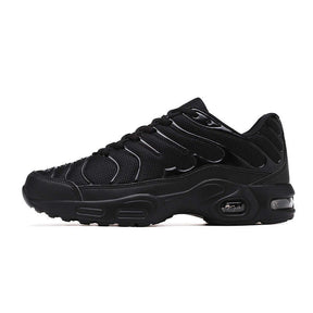 Mens Mesh Air Cushion Sneakers Outdoor Running Shoes-Black