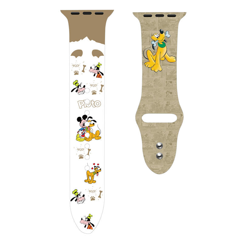 Soft Silicone Cartoon Goofy Dog Bands for Apple Watch Series SE/6/5/4/3/2/1-C21