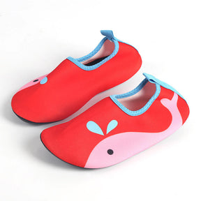 Baby Boys Girls Water Shoes Non-Slip Swim Shoes Barefoot Skin Aqua Socks for Beach-Red