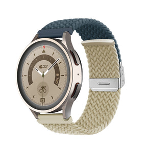 20mm Braided Watchband Fashion Color Matching for Samsung Huawei Watch-9