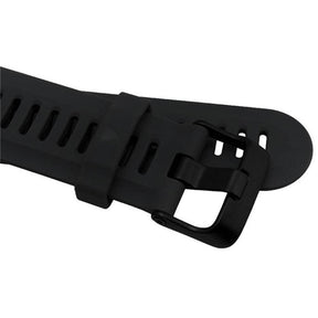 26mm Wristband For Garmin Fenix 3/Fenix 3 HR/Fenix 5X/5X Plus Silicone Sport Strap Replacement Accessories Black Buckle-Sapphire