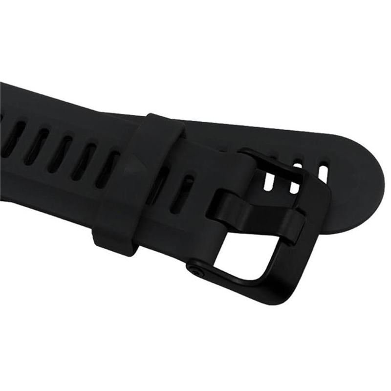 26mm Wristband For Garmin Fenix 3/Fenix 3 HR/Fenix 5X/5X Plus Silicone Sport Strap Replacement Accessories Black Buckle-Sapphire