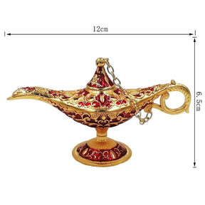 Aladdin Magic Genie Lamp Party Table Decoration Gift-Gold Red