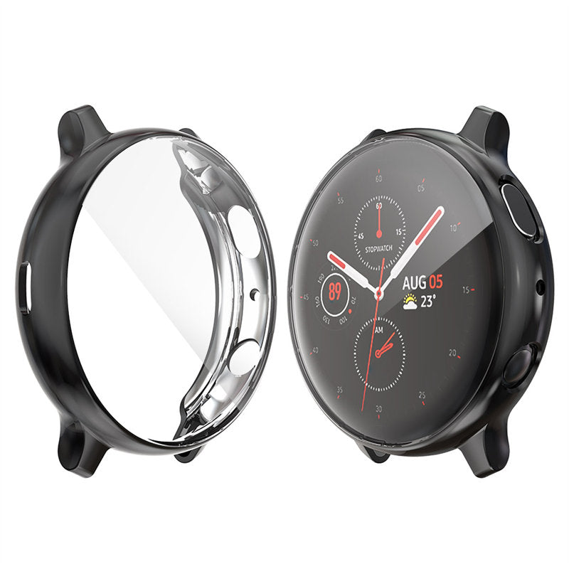 Full Coverage TPU Screen Protective Cover For Samsung Galaxy Watch Active 2 40 44mm-Black