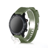22MM Silicone Watch Bands Quick Release Strap Replacement Wristband For Huawei GT/Huawei GT 2 For Women-Army Green