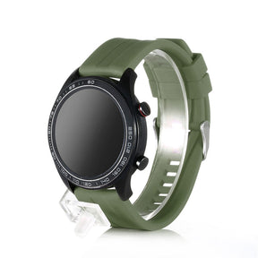 22MM Silicone Watch Bands Quick Release Strap Replacement Wristband For Huawei GT/Huawei GT 2 For Women-Army Green