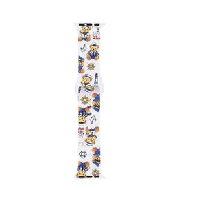 Color Printing Silicone Watch Band For Apple Watch SE/6/5/4/3/2/1(Bear)