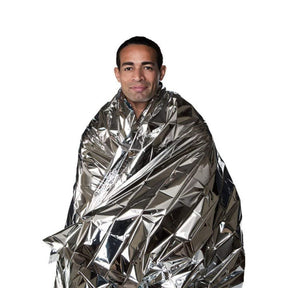 3-Pack Emergency Thermal Blankets For Outdoors