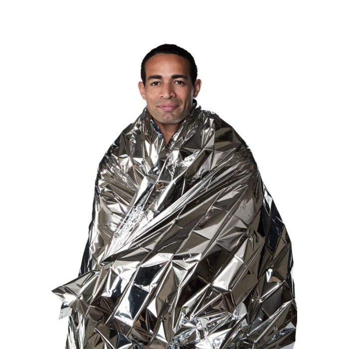 3-Pack Emergency Thermal Blankets For Outdoors