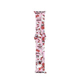 Color Printing Silicone Watch Band For Apple Watch SE/6/5/4/3/2/1(Cat)