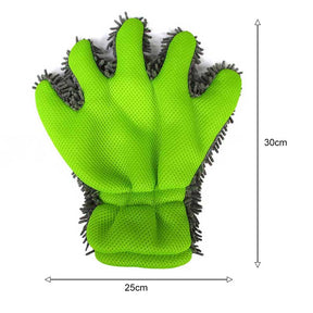 Auto Detailing Cleaning Glove Double Sided Microfiber for Interior Exterior