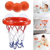 Bathtub Basketball Hoop & Balls Set Bath Toys for Toddler