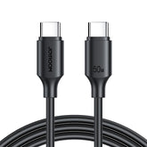 1m Type C to Type C 60W Fast Charging Cable for Samsung Galaxy S22 iPad Pro 12.9-Black