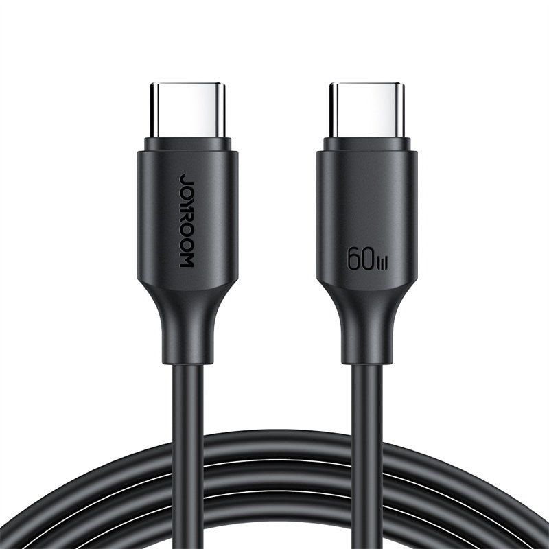 1m Type C to Type C 60W Fast Charging Cable for Samsung Galaxy S22 iPad Pro 12.9-Black