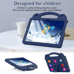 Strawberry Tablet Case with Handle Stand Full Protection Cover for Huawei MatePad T10s 10.1/ T10 9.7 Inch-NavyBlue