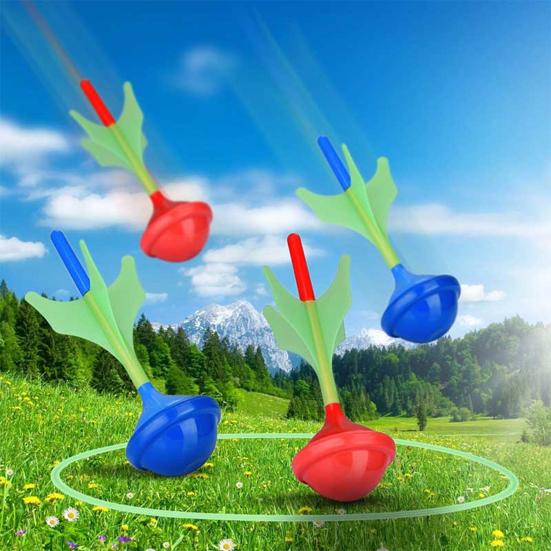 Lawn Darts Game Glow in the Dark Outdoor Backyard Toys Suitable for All Ages
