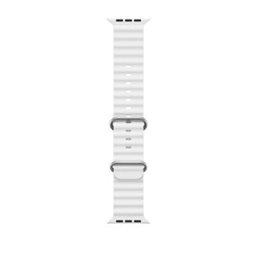 Sport Ocean Bands Compatible with Apple Watch 8 Ultra-White